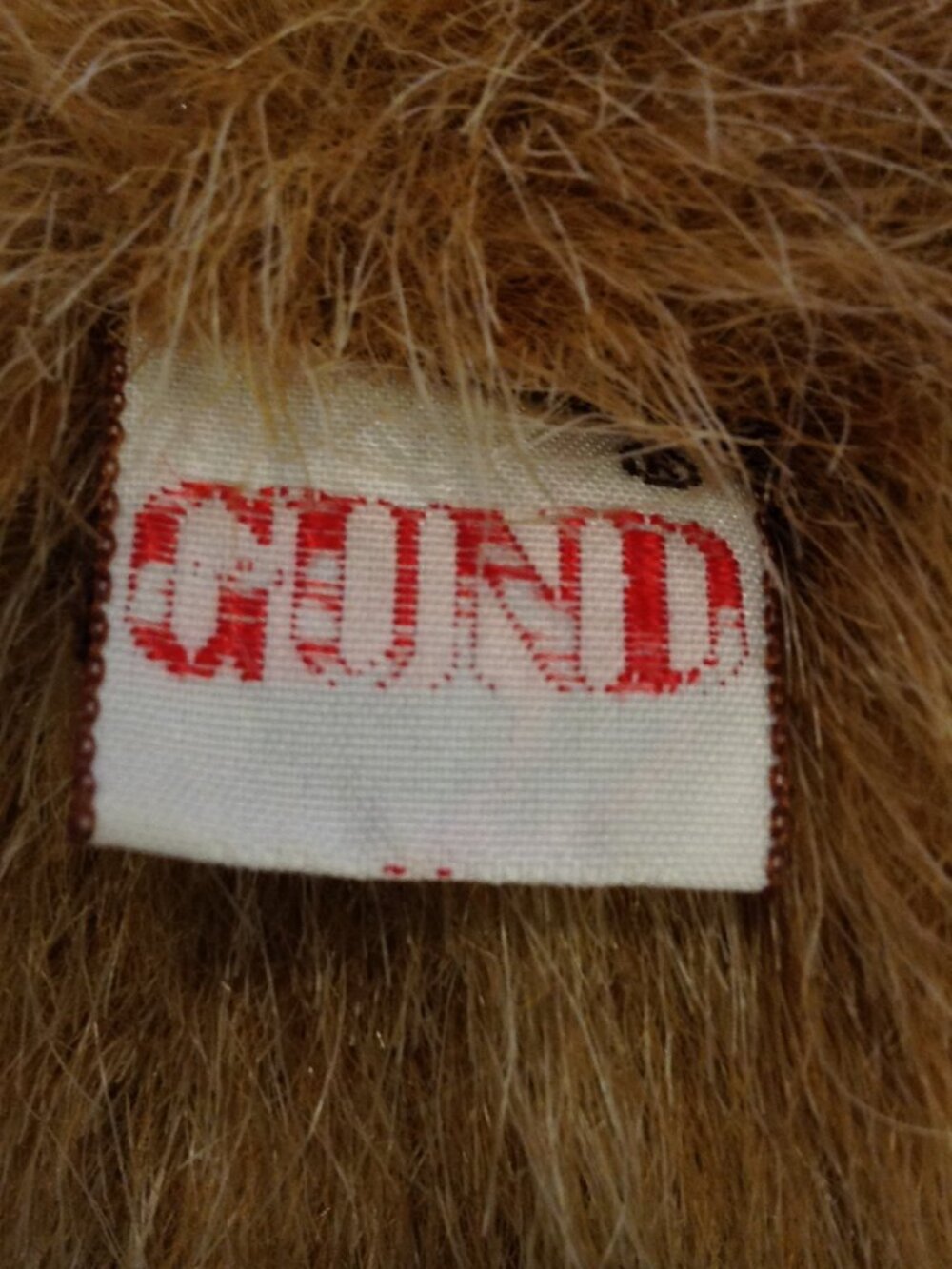 VTG 1986 GUND Rabbit shaggy long-haired Plush Floppy Bunny Kidcore Collectible - Picture 5 of 6